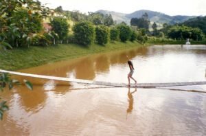 ponte do rio que cai